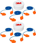 3M Corded Reusable Earplug, 3-Pair with Case