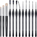 PANDAFLY Detail Paint Brushes Set for Fine Detailing & Art Painting, 15pcs
