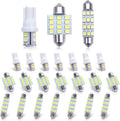 YOGEIER Car Led Bulb, Led Combination Set of 24 Sets, Used for Car Interior/Indoor Map Dome/ Trunk / License Lights, Etc. (White)