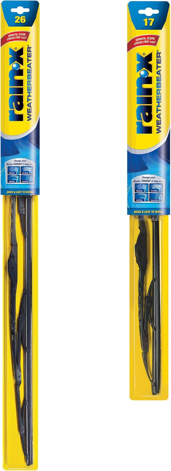 Rain-X 820149 WeatherBeater Wiper Blades, 22" Windshield Wipers (Pack of 2), Automotive Replacement Windshield Wiper Blades That Meet Or Exceed OEM Quality And Durability