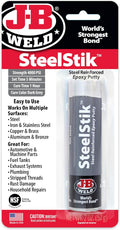 J-B Weld 8267 SteelStik Steel Reinforced Epoxy Putty Stick - 2 oz.