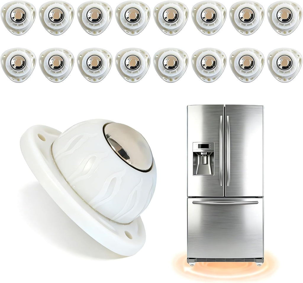 Heavy Duty Self Adhesive Furniture Casters 4 Pack Stick-On Swivel Wheels