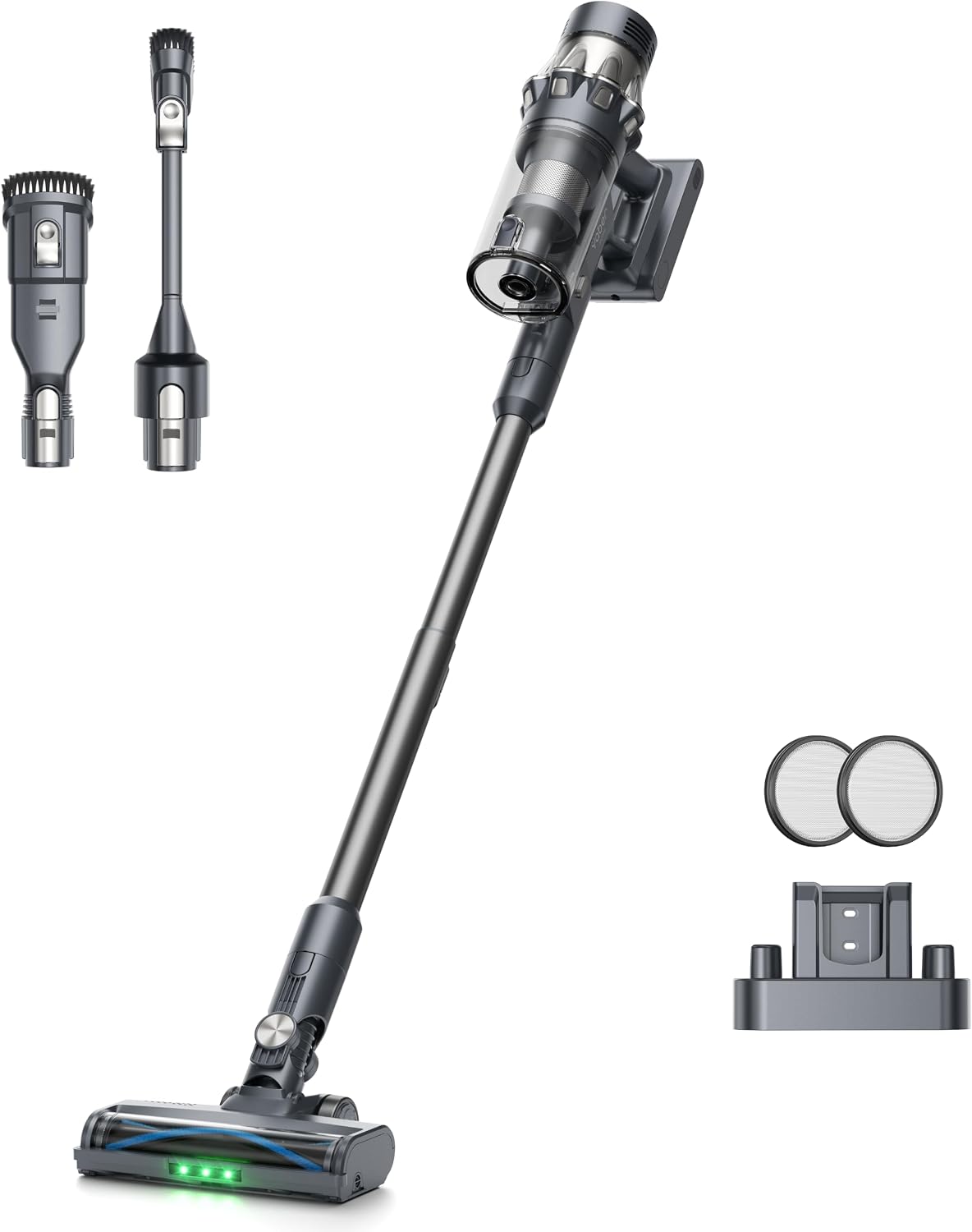 Yaber HP20 Cordless Vacuum Cleaner, 180AW Suction for Pet Hair & Carpet