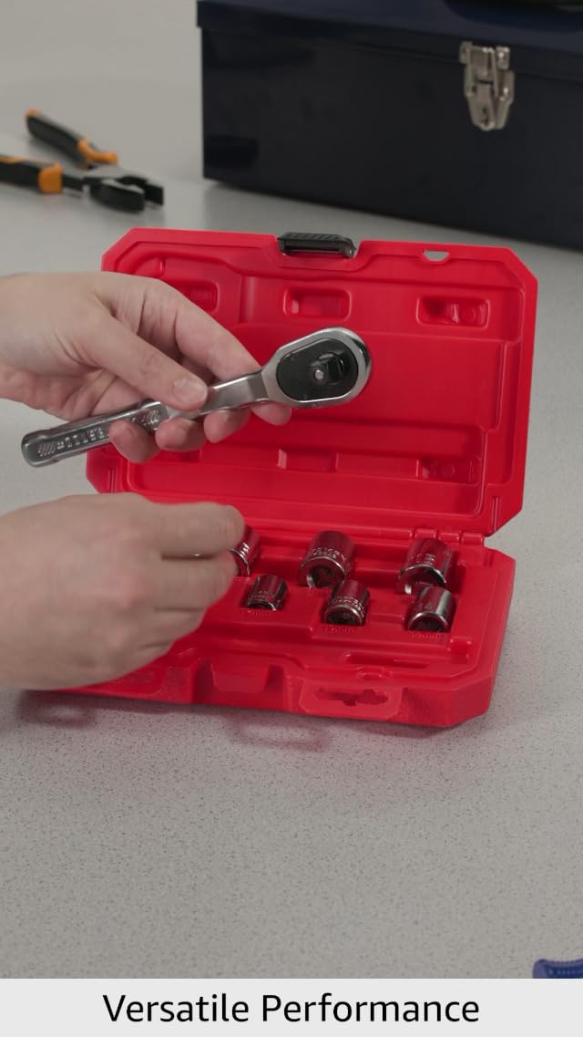 CRAFTSMAN Mechanics Tool Set, Metric, 3/8 Inch Drive, 10 Piece (CMMT34564)