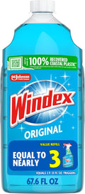 Windex Glass & Window Cleaner Spray Bottle, Original, 23 oz