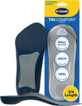 Dr. Scholl's Tri-Comfort Insoles, Shoe Inserts for Women, Size 6-11, 1 Pair, 3/4 Length
