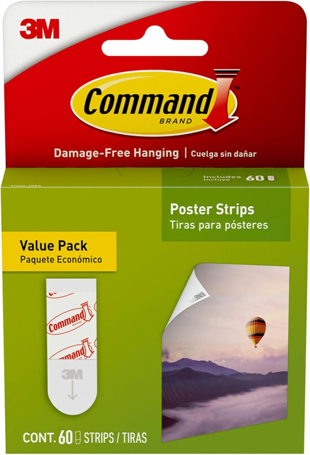 Command Poster Strips, 60 Strips
