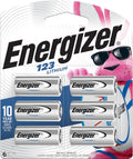 Energizer 123 Lithium Batteries (6 Pack), 3V Photo Batteries
