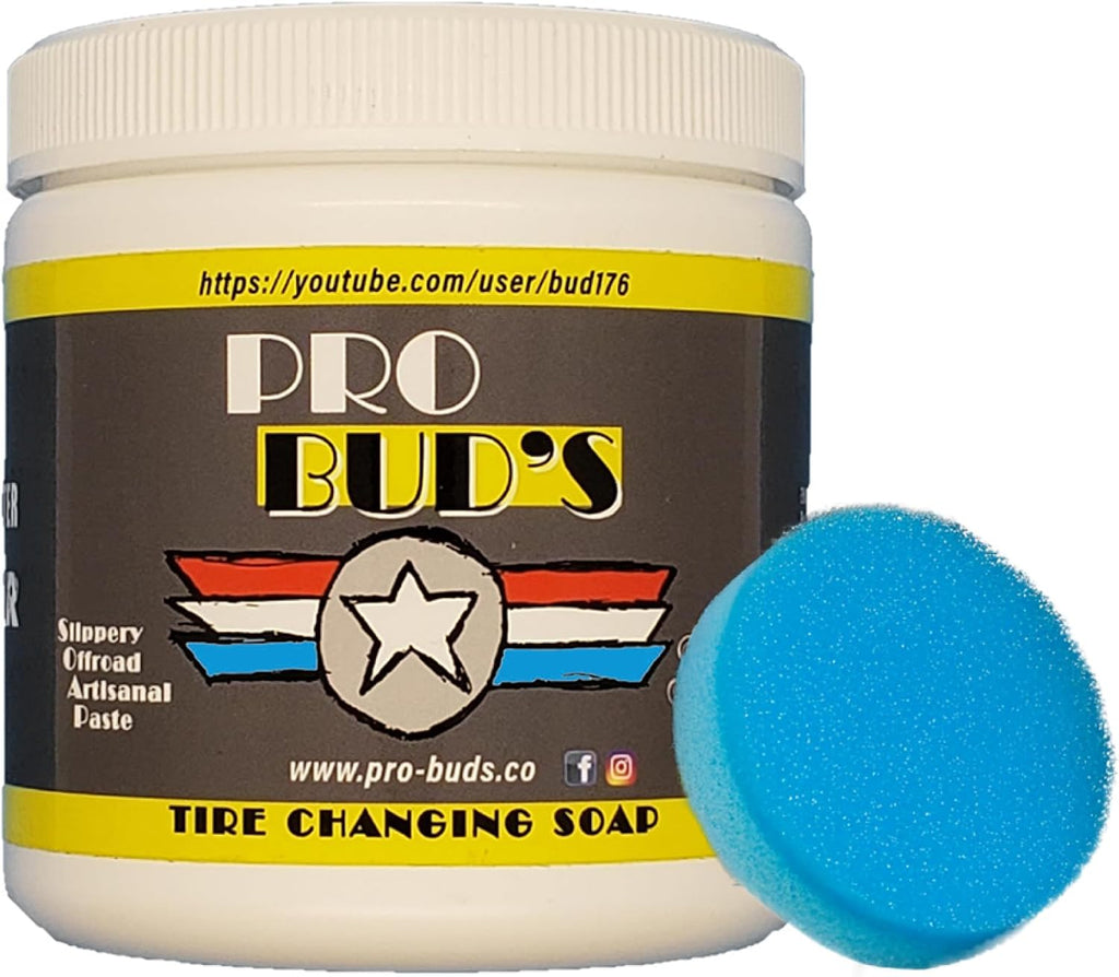 Pro Bud's Tire Mounting Paste - Peerless Lubrication Tire Mounting Lube for Quick Changing and a Secure Fit - Slip-Resistant - 4 oz.