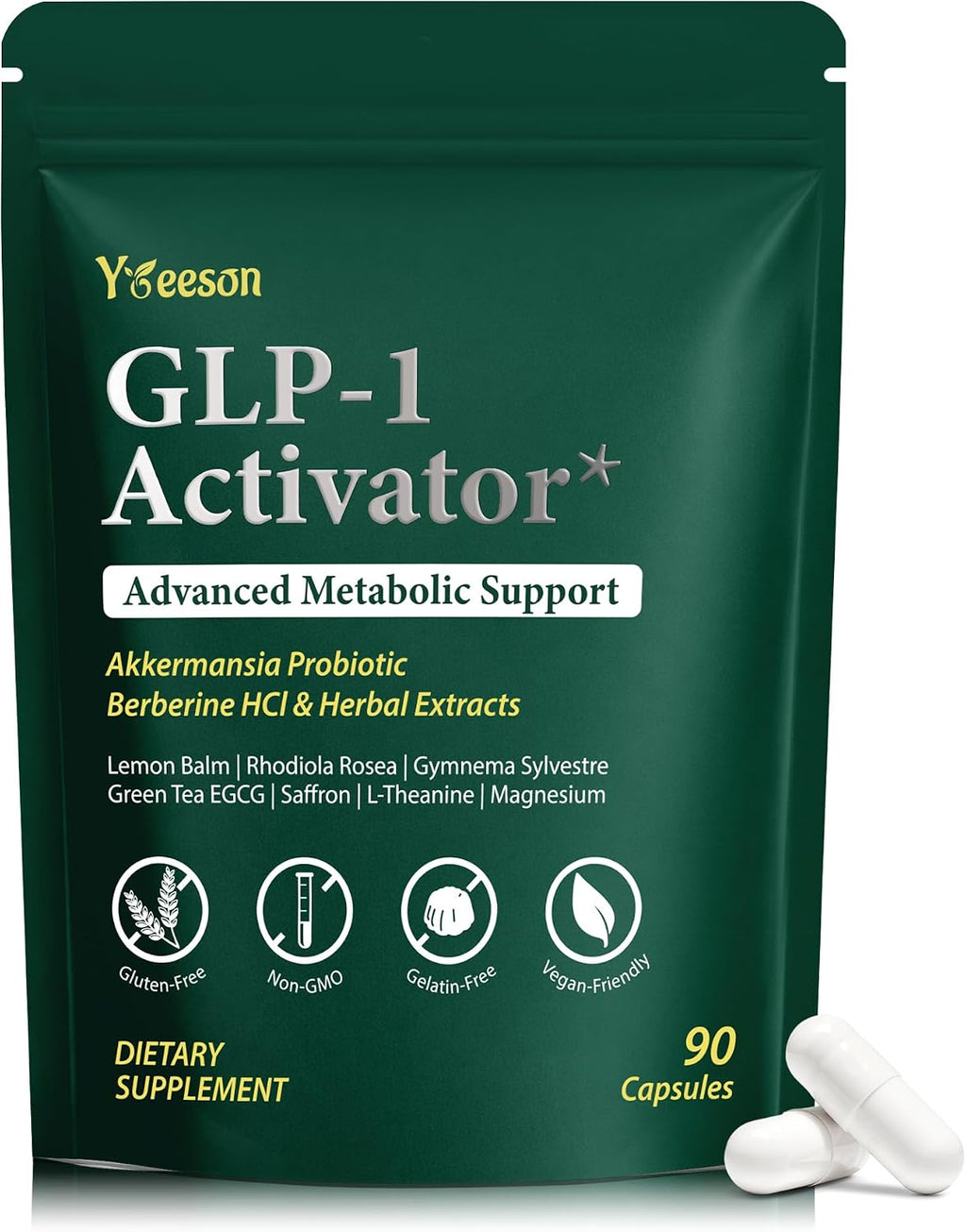 GLP-1 for Weight Loss Supplement, Appetite Suppressant for Weight Loss Caps