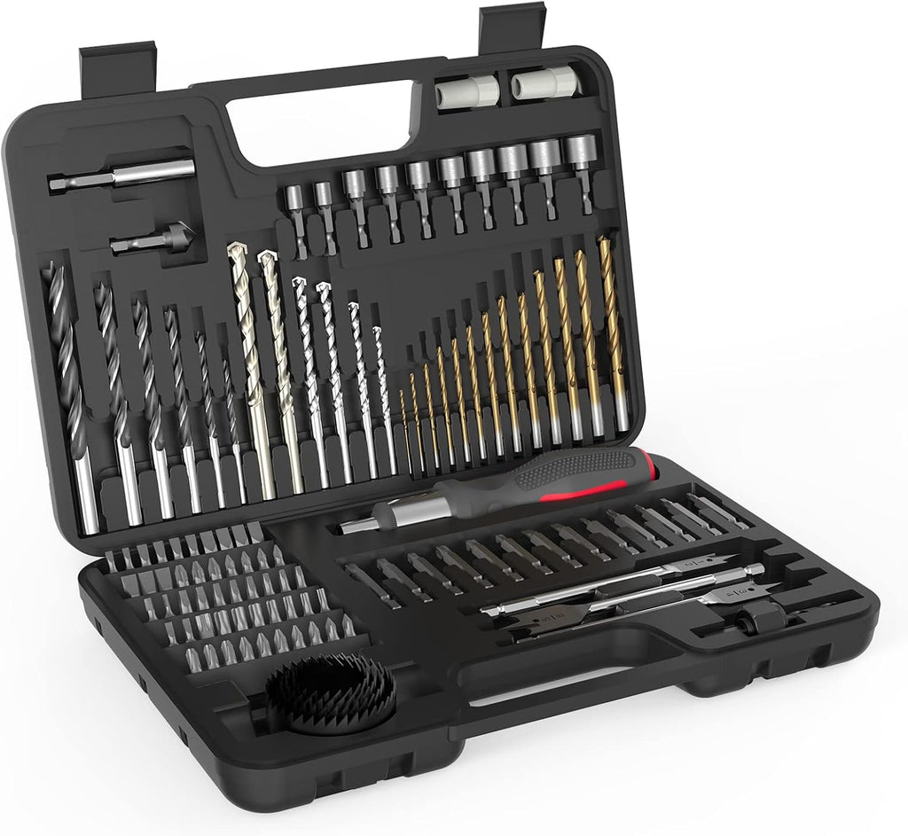 ENERTWIST Drill Bit Set, 246PCS Drill Bits, Driver Set with Portable Case