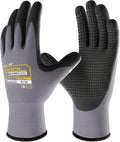 COOLJOB 3/6/12 Pairs Nitrile Nitrile Dipped Nylon Safety Work Gloves