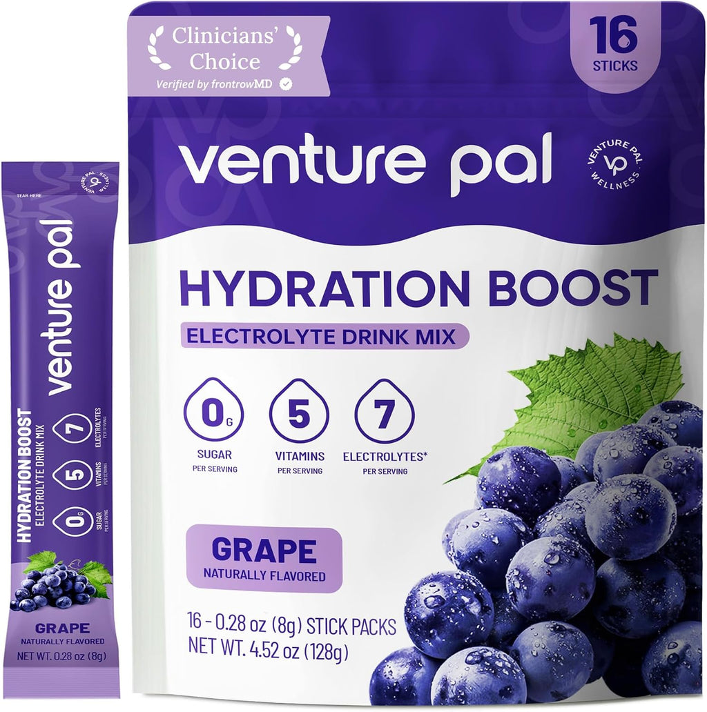 Venture Pal Sugar Free Electrolyte Packet, Liquid Daily IV Hydration Powder