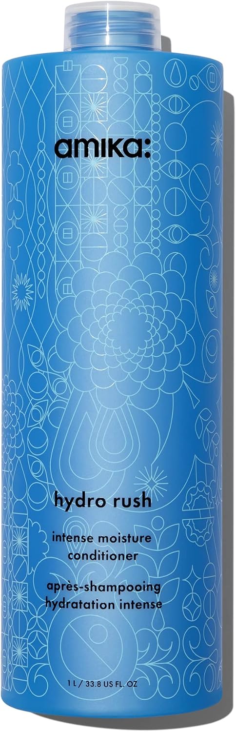amika hydro rush intense moisture conditioner with hyaluronic acid