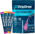 DripDrop Hydration Bold Variety Pack, Electrolyte Packets, 32 Count