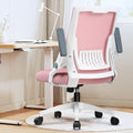 GTPLAYER Ergonomic Office Chair with Flip-up Armrests Executive Computer Chair for Home Office, Breathable Mesh & Comfy Lumbar Support, Black