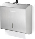 Gorlary Commercial Paper Towel Dispenser Wall Mount, Silver