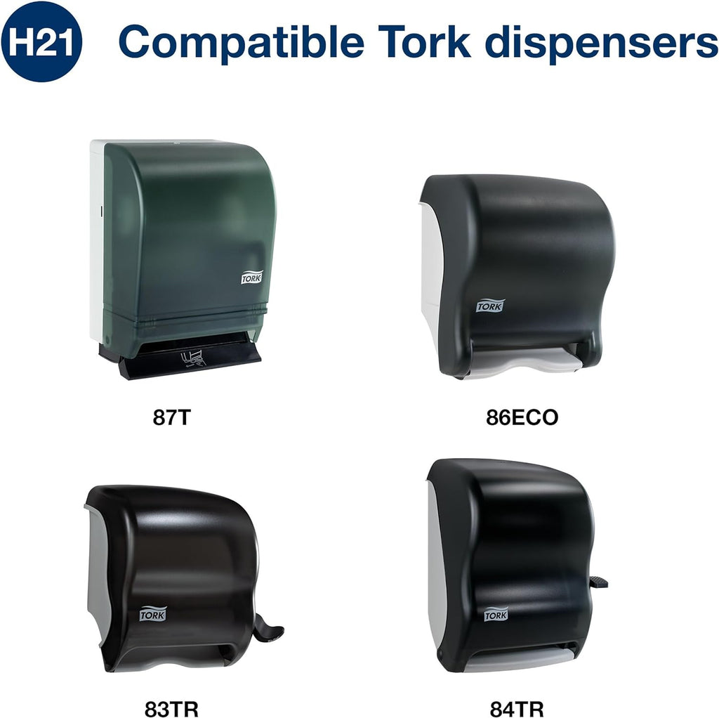 Tork Universal Hand Towel Roll White, 6 Rolls x 800 Ft, RB8002