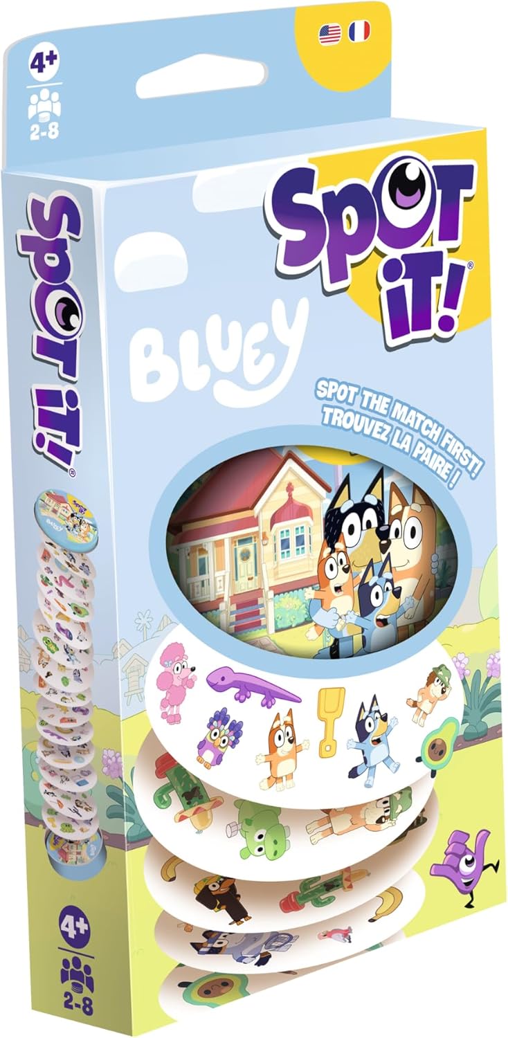 Asmodee Spot It! Bluey Card Game