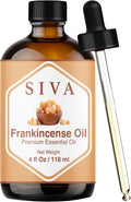 Siva Lavender Essential Oil, Glass Bottle with Dropper, 4 Fl Oz (118 ml)