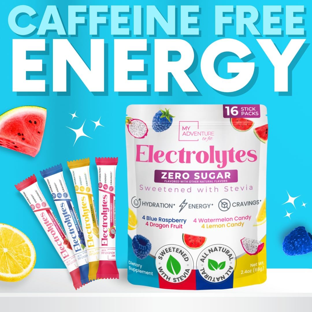 Electrolytes Powder Packets Variety Pack – Sugar Free Hydration Drink Mix