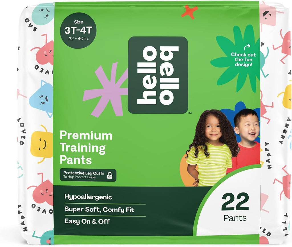 Hello Bello Premium Training Pants (All About Feelings) Size 3T-4T, 22ct