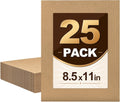 Magicheap 25 Pack Corrugated Cardboard Sheets, 8.5in x 11in
