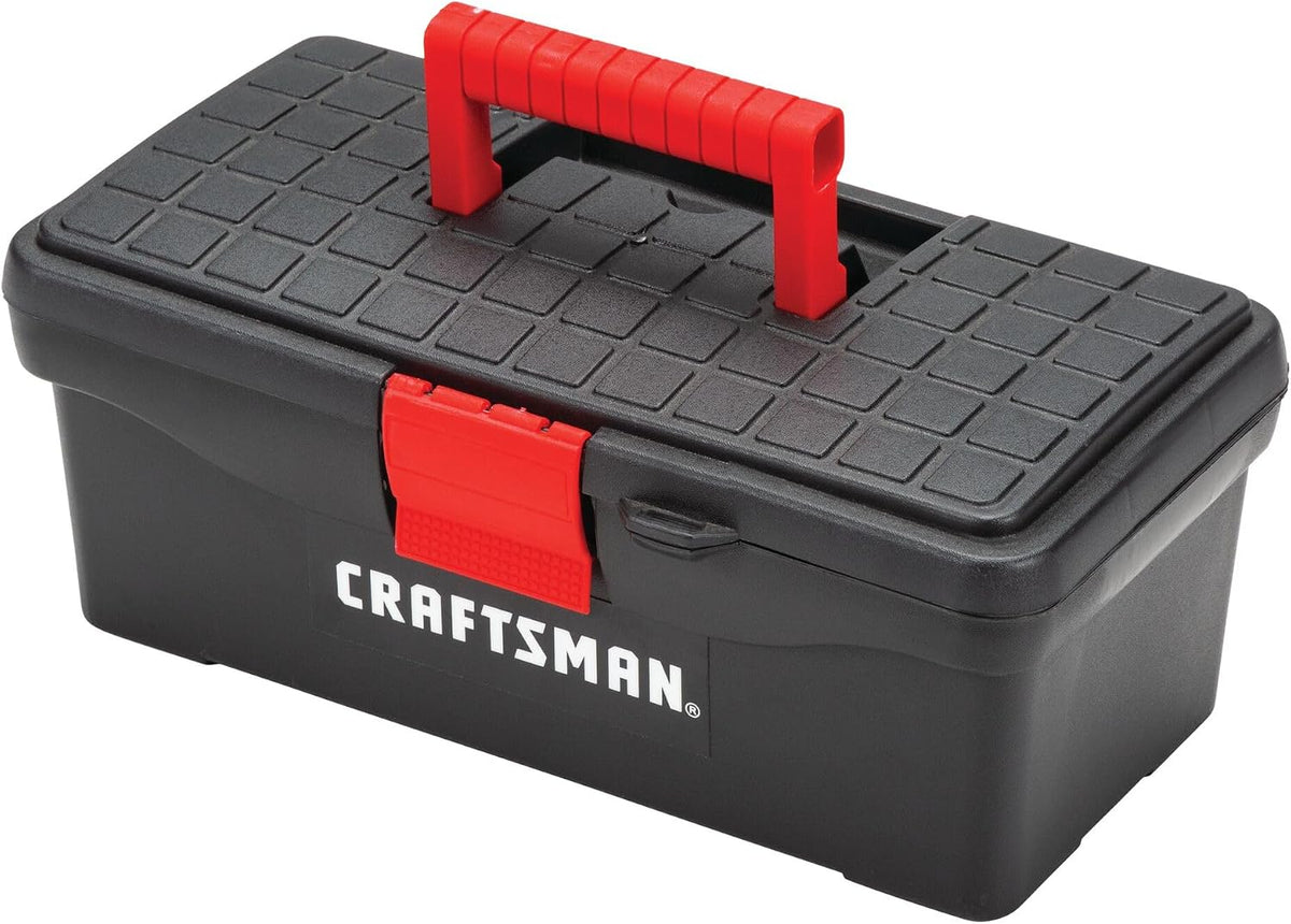 CRAFTSMAN Tool Box, Lockable, 13 in., Red/Black (CMST13004)