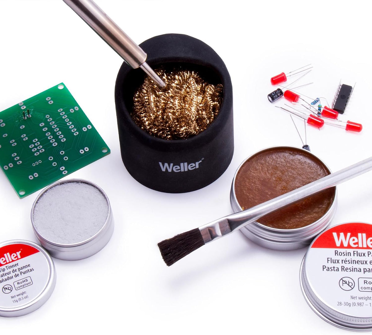 Weller Soldering Brass Sponge Tip Cleaner | WLACCBSH-02