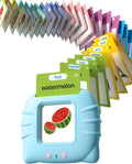 Airbition Talking Flash Cards for Toddlers Ages 1‑4,224 Words English Blue