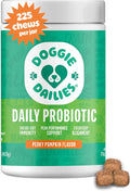 Doggie Dailies Probiotic Soft Chews for Dogs, Pumpkin, 225 Count