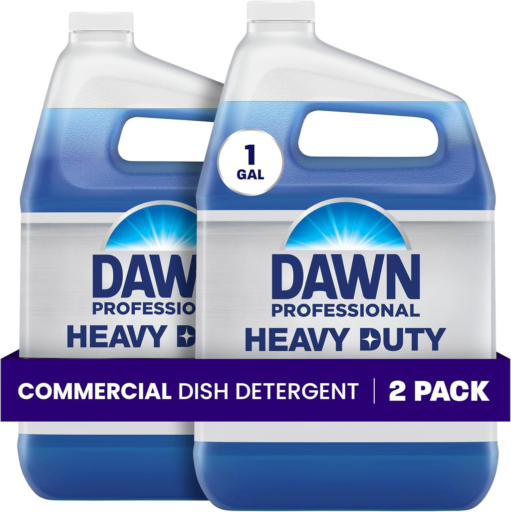 Dawn PRO Heavy Duty Manual Pot & Pan Detergent, Dish Soap (1 gal, 2 pack)