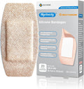 Hysimedy Silicone Bandages for Sensitive Skin 2x4 Inch Painless Removal