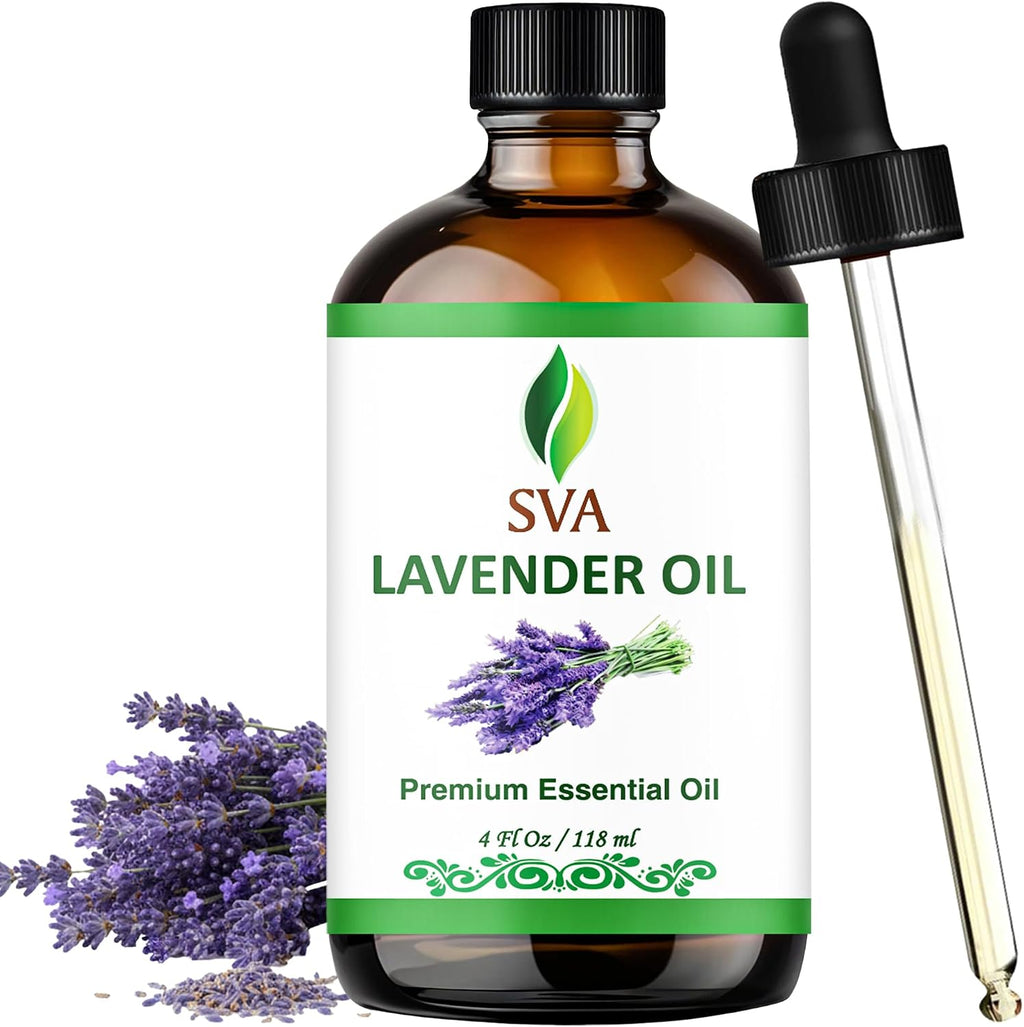 SVA Rosemary Essential Oil, Glass Bottle with Dropper, 4 Fl Oz (118 ml)