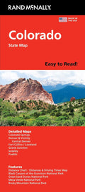 Rand McNally Easy to Read: Colorado State Map