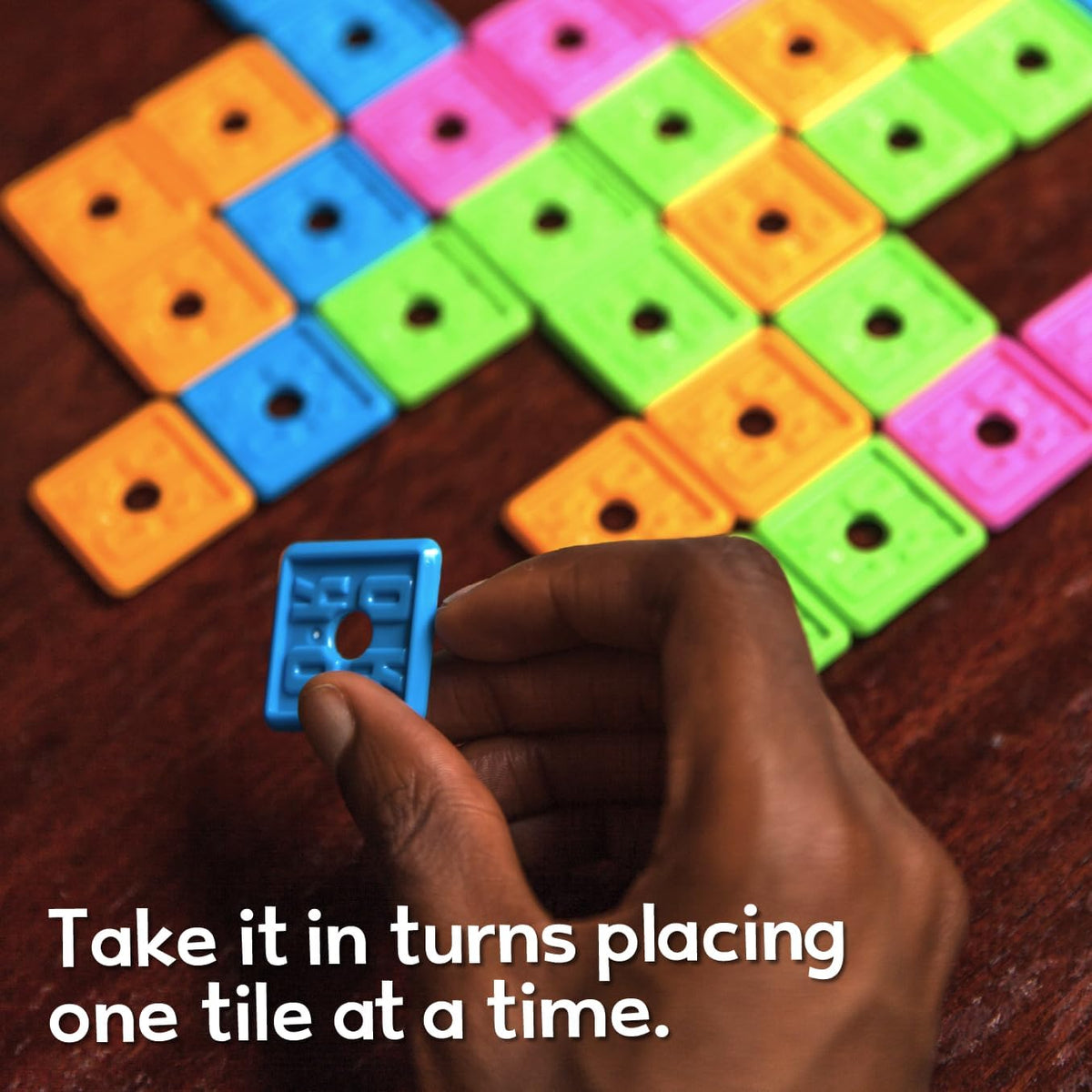 Big Potato Games OK Play Waterproof Travel Tile Game for Kids and Adults