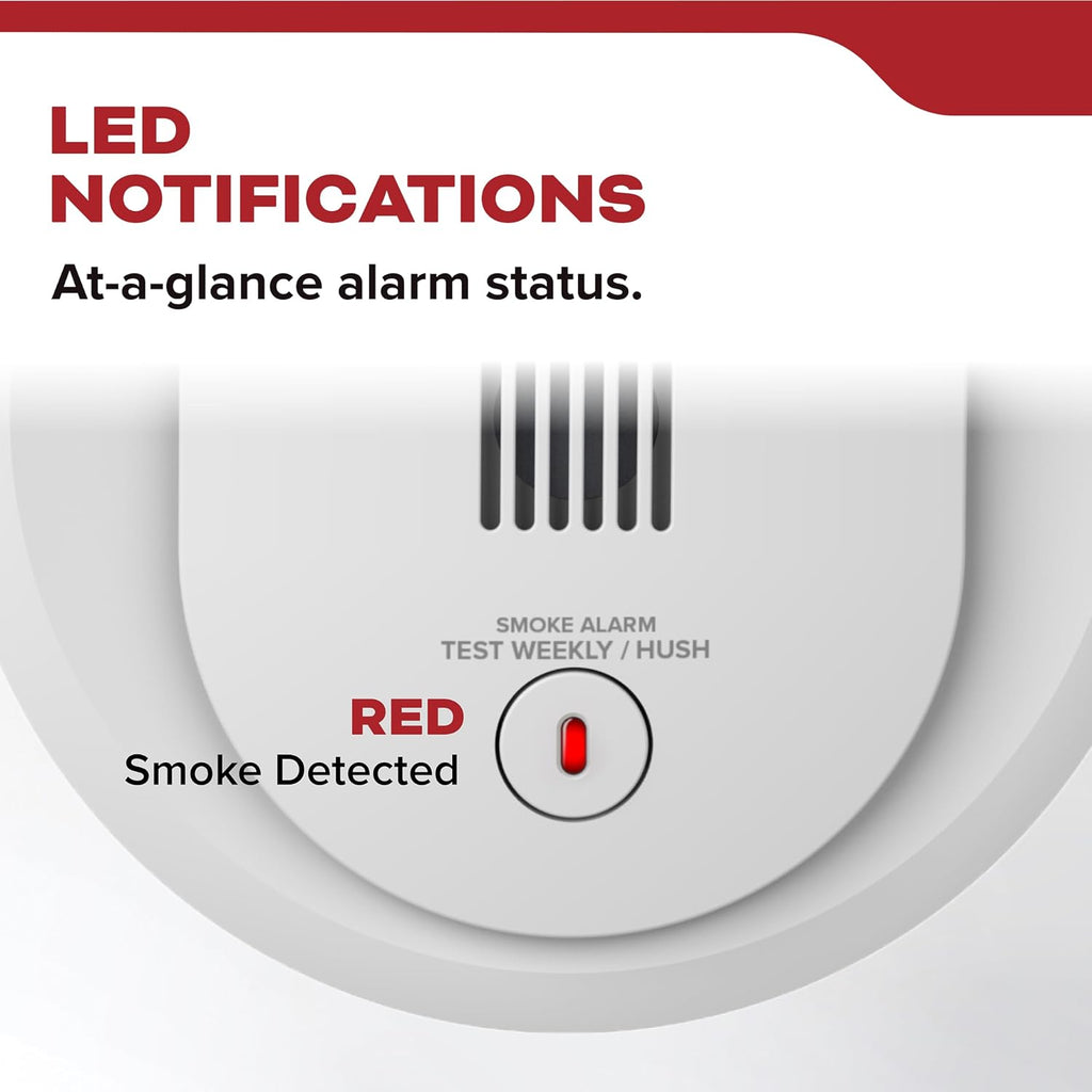 Kidde Compact Smoke Detector, AA Battery-Powered, 10SDR