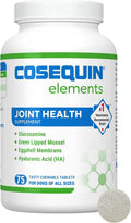Nutramax Cosequin Elements Dog Joint Supplement, Green Lipped Mussel, 75ct