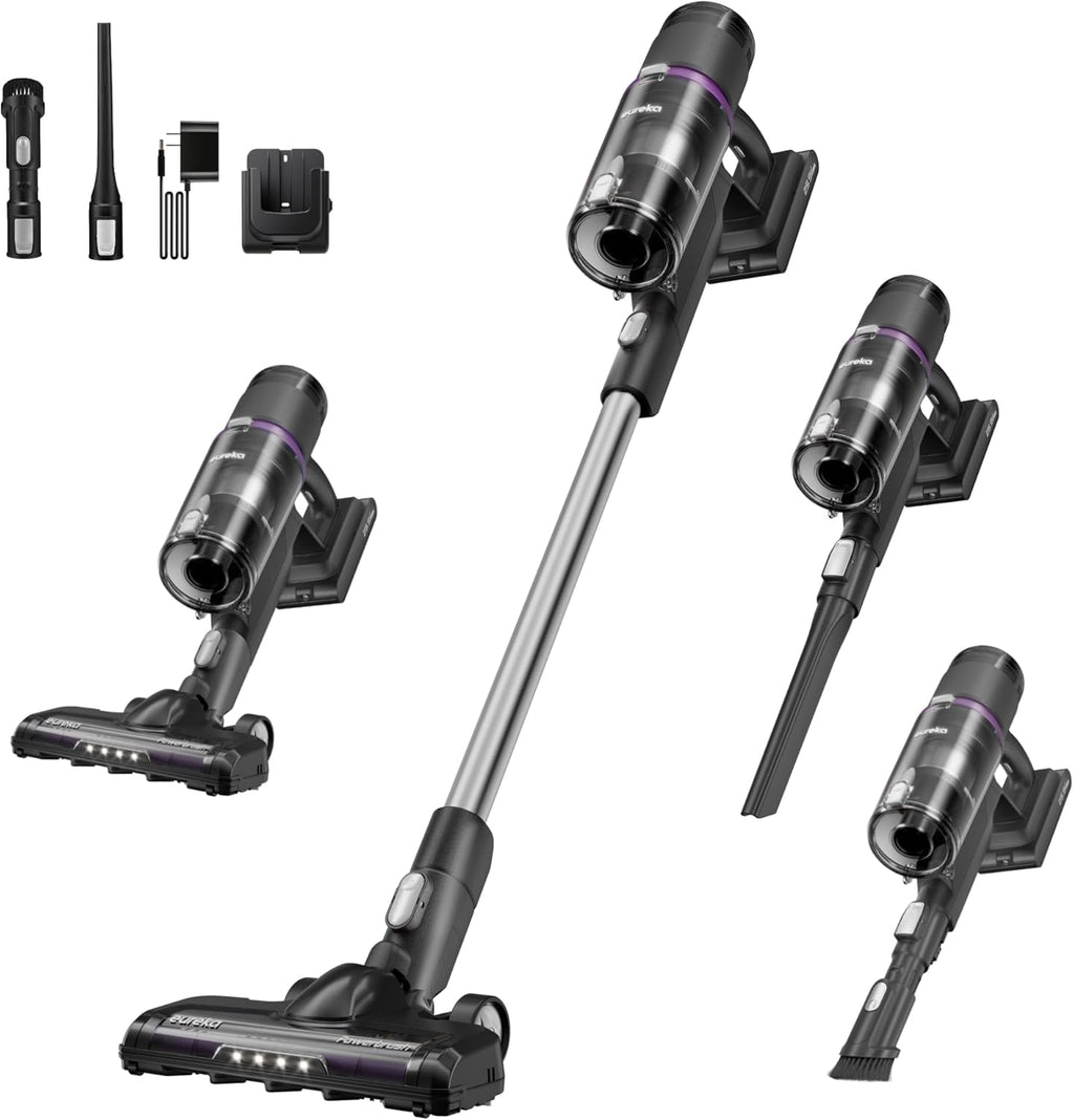 Eureka ReactiClean 200W Lightweight Cordless Stick Vacuum, NEC410BK