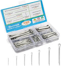 50 Pcs Cotter Pins Assortment Kit R Clips 5 Sizes