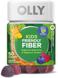 OLLY Kids Friendly Fiber Gummy, Digestion Support* Dietary Fiber - 50 Count