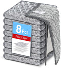 Wangjinpeng 12PK 3-Layer Non-Scratch Wire Dishcloths, 7.87 x 7.87 in