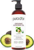 PURA D'OR ORGANIC Carrier Oils, Fractionated Coconut MCT, 16 Oz