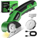 Soleilwear Cardboard Cutter, Cordless Electric Scissors with Safety Lock