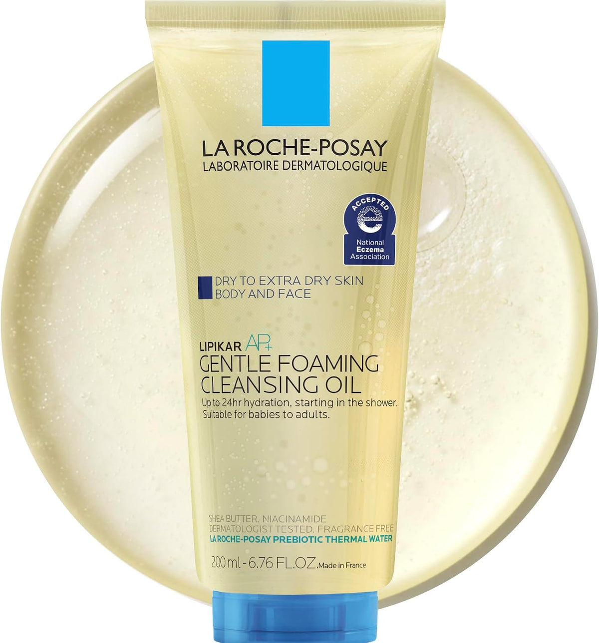 La Roche-Posay Lipikar AP+ Gentle Foaming Cleansing Oil, with Shea Butter