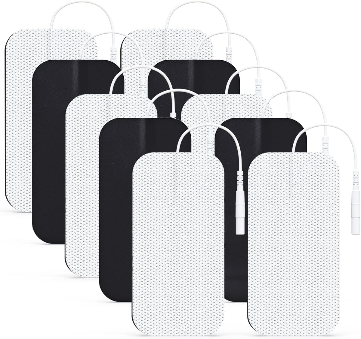 AUVON TENS Unit Electrode Pads 2"x4" 10 Pcs, Latex-Free, Reusable