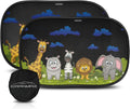 CARAMAZ Car Window Shade for Baby with Certified UV-Protection 2 Pack - 20"x12"
