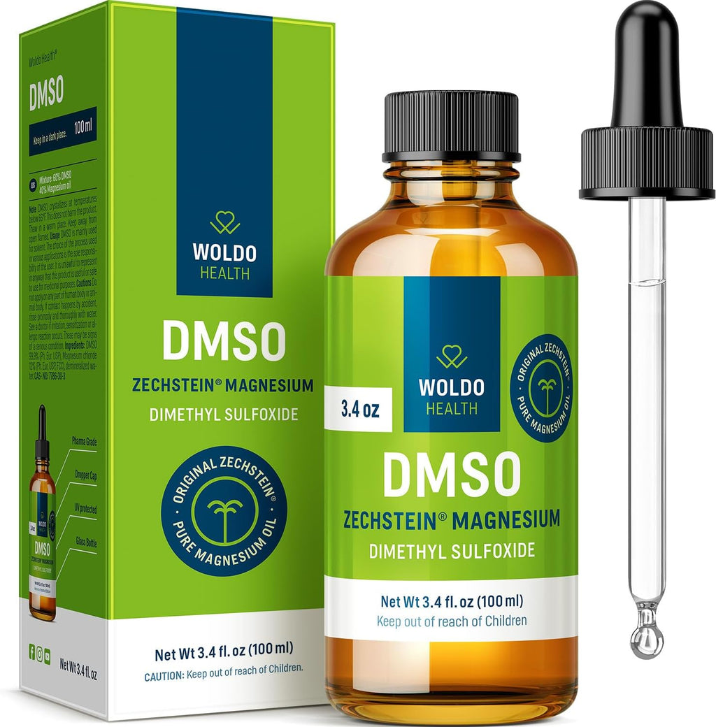 WoldoHealth DMSO 99.9% Pharmaceutical Grade Liquid - 3.38 fl. oz
