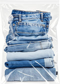 Large 5 Gallon Plastic Storage Bags 10pcs 18" x 24", 2.4 Mil Thick