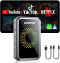 LAMTTO Wireless Carplay Adapter for Streaming Net-Flix/YouTube/TikTok